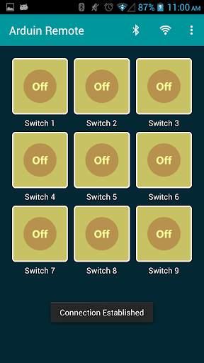 Arduin Remote Bluetooth-WiFi screenshot 2