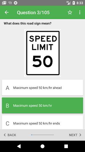 Canada Driving Theory Test screenshot 1