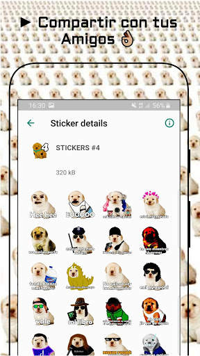 Stickers 🐶 del Perrito Triste para WA screenshot 5