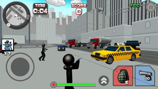 Stickman City Shooting 3D screenshot 1