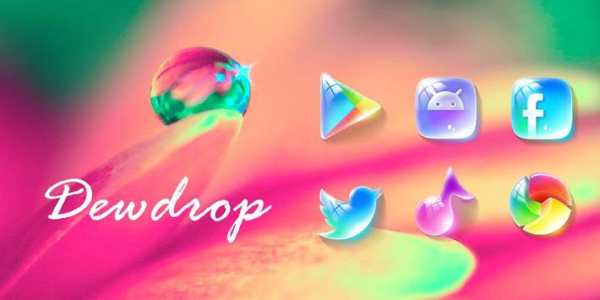 Dewdrop V Launcher Theme screenshot 5