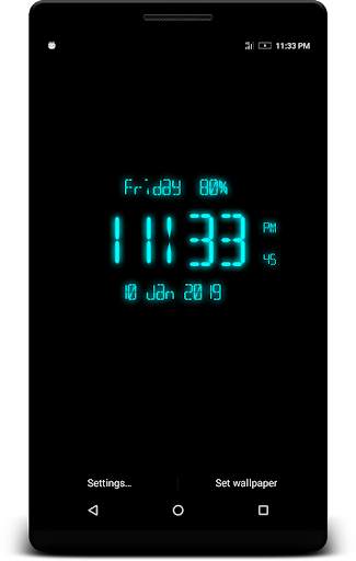 LED Digital Clock Live Wp screenshot 3