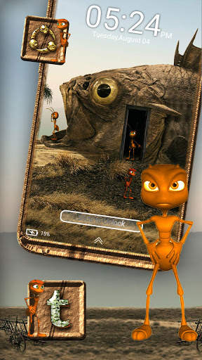 Ant Fish Home Launcher Theme screenshot 4