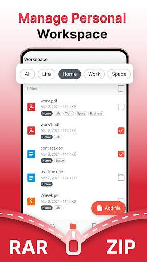 AZIP Lite: ZIP / RAR, Unzip screenshot 7