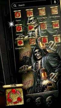 Devil Skeleton Launcher Theme screenshot 4