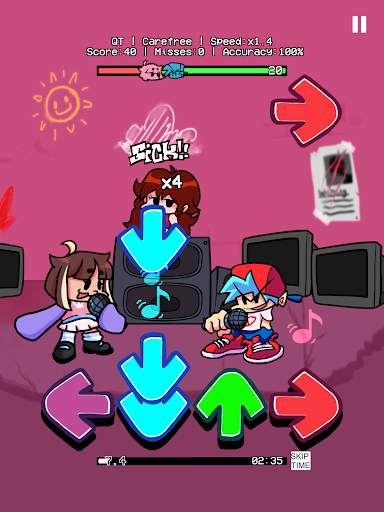 QT FNF Friendship mod screenshot 5