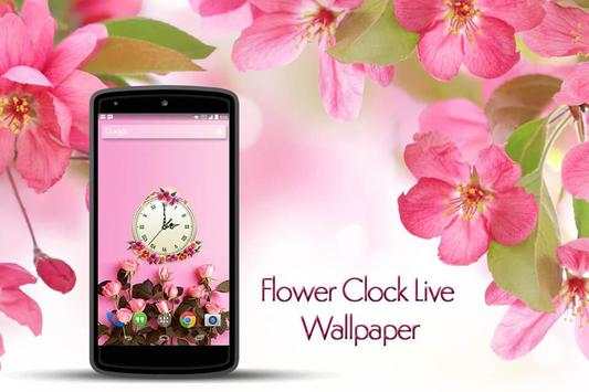 Flower Clock Live Wallpaper screenshot 3