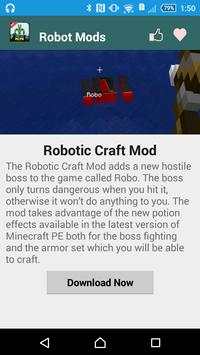 Robot Mod For MCPE! screenshot 3