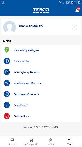 Clubcard Tesco Slovensko screenshot 5