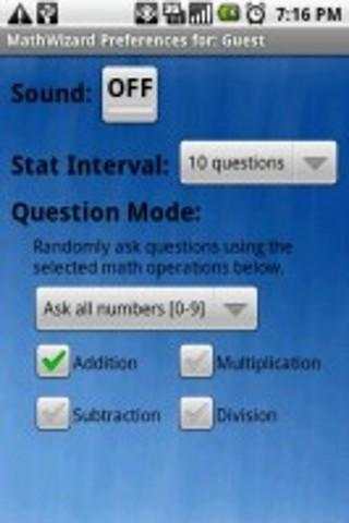 Math Wizard Lite screenshot 4