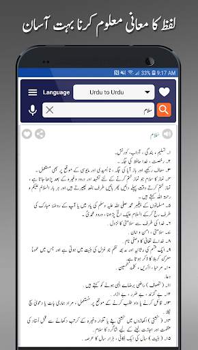 Offline Urdu Lughat – Urdu to Urdu Dictionary screenshot 11