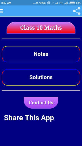 Class 10 Maths Notes And Solutions screenshot 1