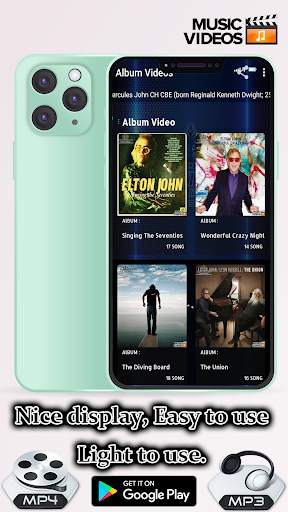 ELTON JHON - Offline MP3 & Video Album Collection screenshot 3