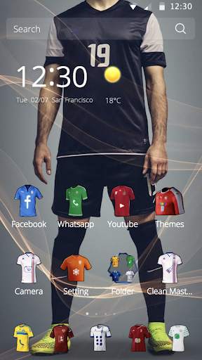 jersey soccer theme screenshot 2
