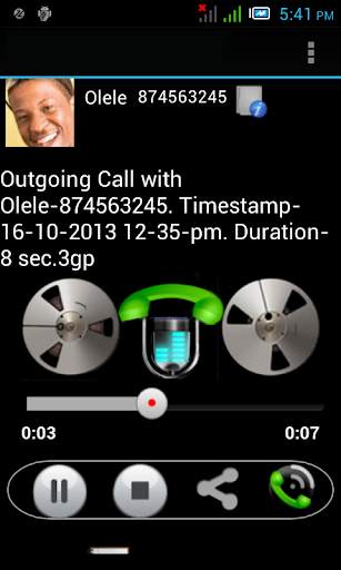Automatic Call Recorder screenshot 2