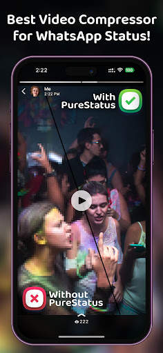 PureStatus: ByeBye Blur Status screenshot 3