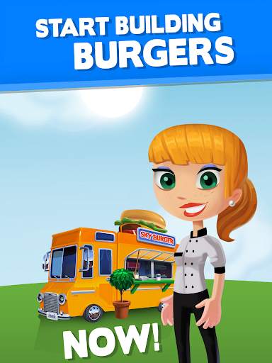 Sky Burger 🍔 Endless Hamburger Stacking Food Game screenshot 15