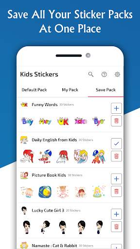 Kids Stickers for WhatsApp - WAStickerApps screenshot 7