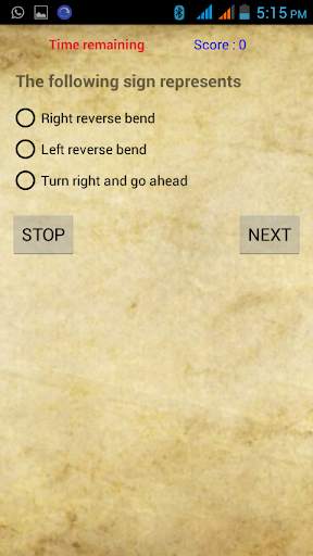 Delhi Driving Learners Test screenshot 2