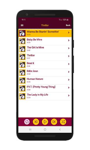 Michael Jackson Modern Music Library (Unofficial) скриншот 3