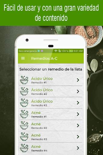 Remedios caseros medicina natural alternativa screenshot 2