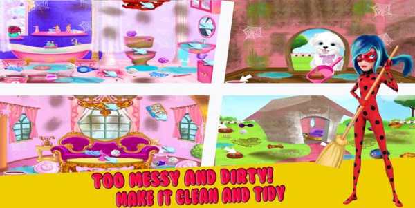 Miraculous Chat Noir Cleaning House Game screenshot 4