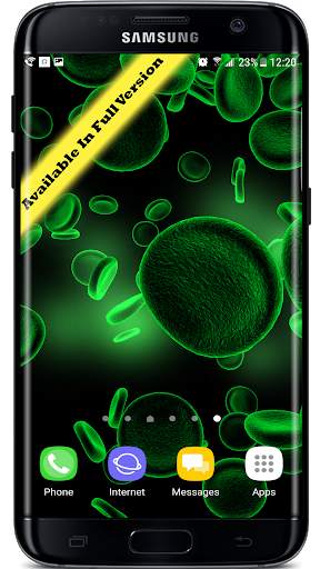 Blood Cells Particles 3D Parallax Live Wallpaper screenshot 6