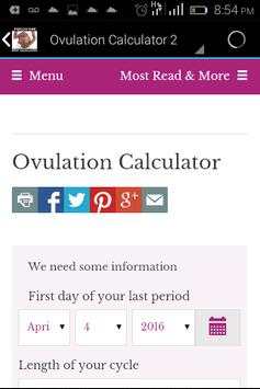 Period and Baby Calculator screenshot 5