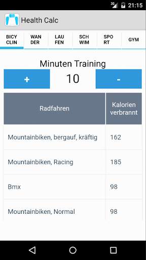 Gesundheit Rechner screenshot 5