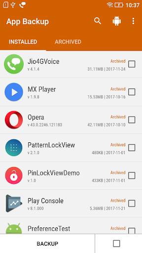 App backup & restore - Apk backup скриншот 4