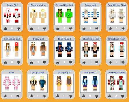 Girl Skins for Minecraft PE screenshot 1