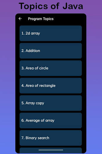 Java App - Learn java programming screenshot 4