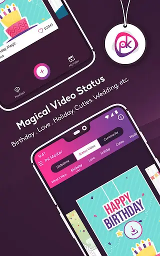 PK Master - Magical Video Status Maker screenshot 1