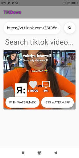 Download video from tiktok screenshot 1