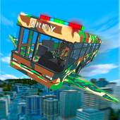 Flying Army Bus Simulator 2019: Transporter Games 1.0