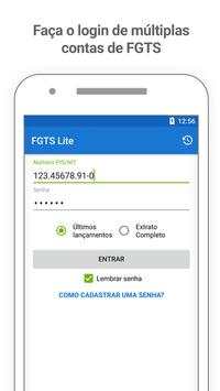 FGTS Saldo - Lite (1Mb) screenshot 1
