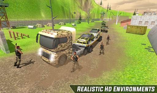 Army Car Transport Truck Driver 2019 screenshot 11