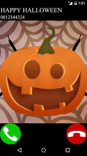 fake call Halloween game screenshot 1