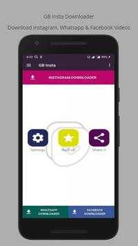 Gb Insta Downloader | Gb Whats Whatsapp 2019 screenshot 1