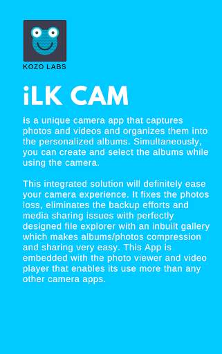 iLK Cam - HD Camera with Photo & Video Manager ✔ 1 تصوير الشاشة