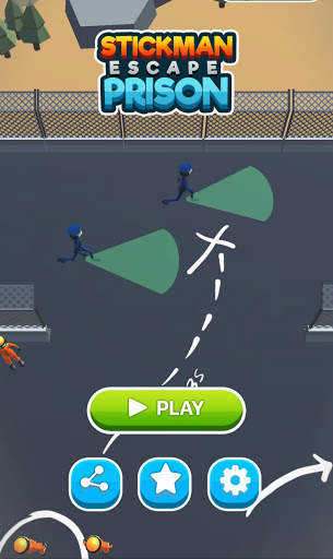 Stickman prison escape screenshot 1