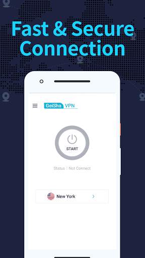 Geisha VPN - Fast, Unlimited,Safe VPN Proxy Server screenshot 1