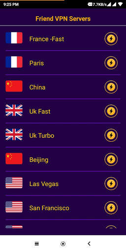 Friend VPN - Hi Speed Free VPN Secure Proxy VPN screenshot 2