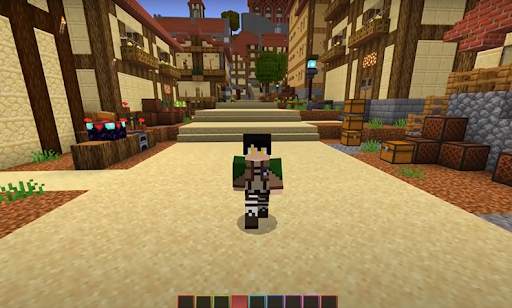 mod aot titan attack minecraft screenshot 3
