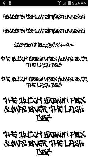 Graffiti Fonts Message Maker screenshot 4