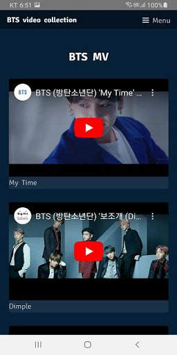 BTS video collection screenshot 5