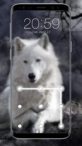 Wolf Pattern Lock Screen screenshot 6