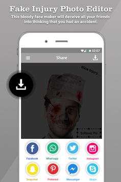 Fake Injury Photo Editor screenshot 6