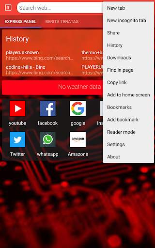 Thermo browser screenshot 3