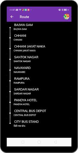 Vadodara Smart City Bus screenshot 2